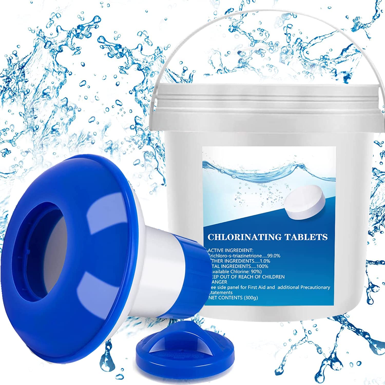 Buy Chlorine s, 300g Chlorinating s with Chlorine Floater Chlorine Tabs