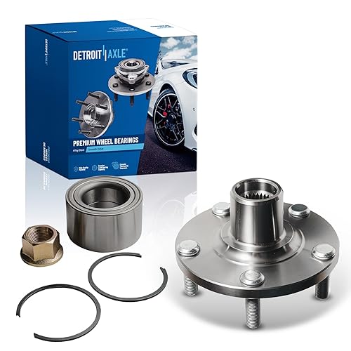 Miniatura 63 de Detroit Axle - Cubo de rodamiento de rueda delantera para Jeep Grand Cherokee Wrangler Wagoneer Comanche TJ Juego de montaje de bujes de rodamiento
