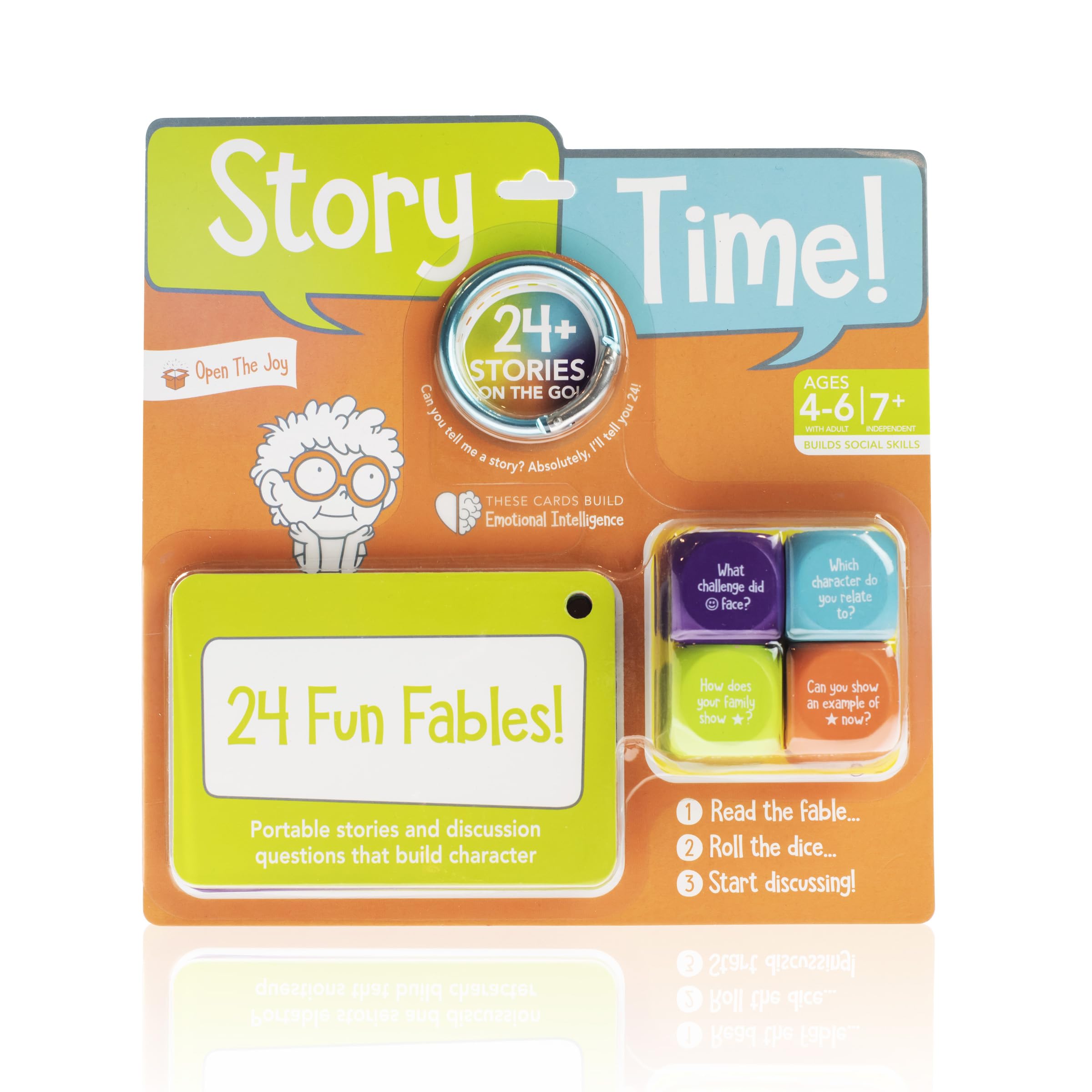 Open The JoyStories to Go: Igniting Imagination, Fostering Empathy, and Building Resilience in Kids - A Portable Adventure for Ages 4+