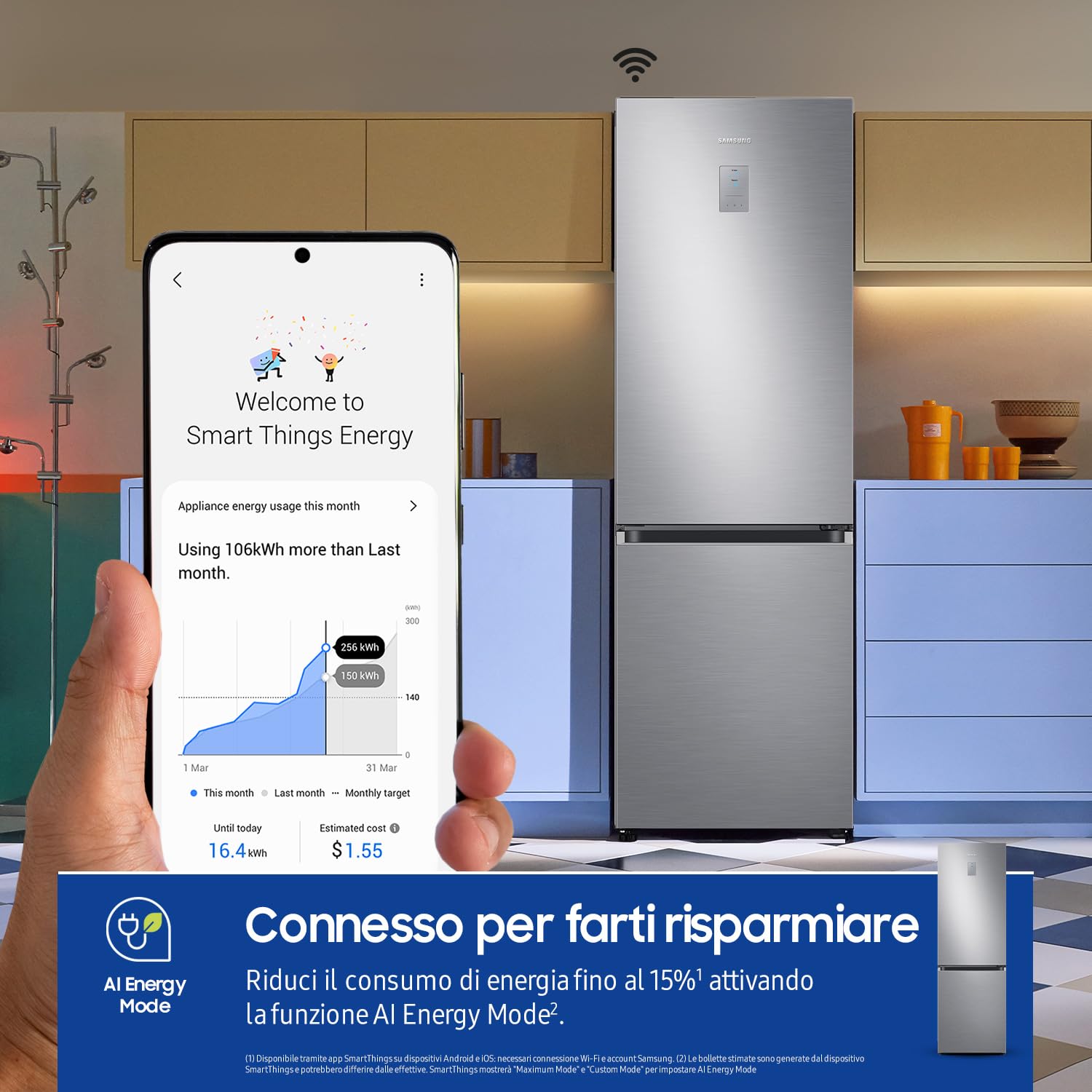 Samsung RB34C775CS9/EF, 344 L, SN-T, 8 kg/24h, C, Fresh Zone compartiment, Acier inoxydable