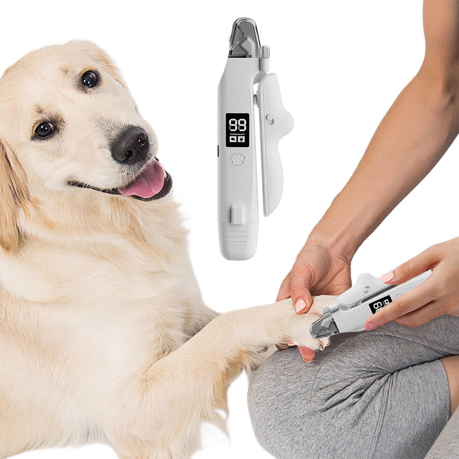Coupe-ongles pour chien avec lumière tondeuse coupe-ongles pour animaux