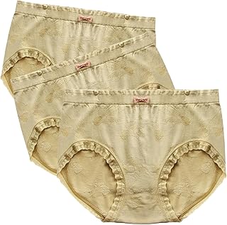 Transpirable Ropa Interior para Mujer Sin Costuras Tallas Grandes Calzoncillos Bóxer Alta Elasticidad Braga Suave Calzoncillos Paquete de 3