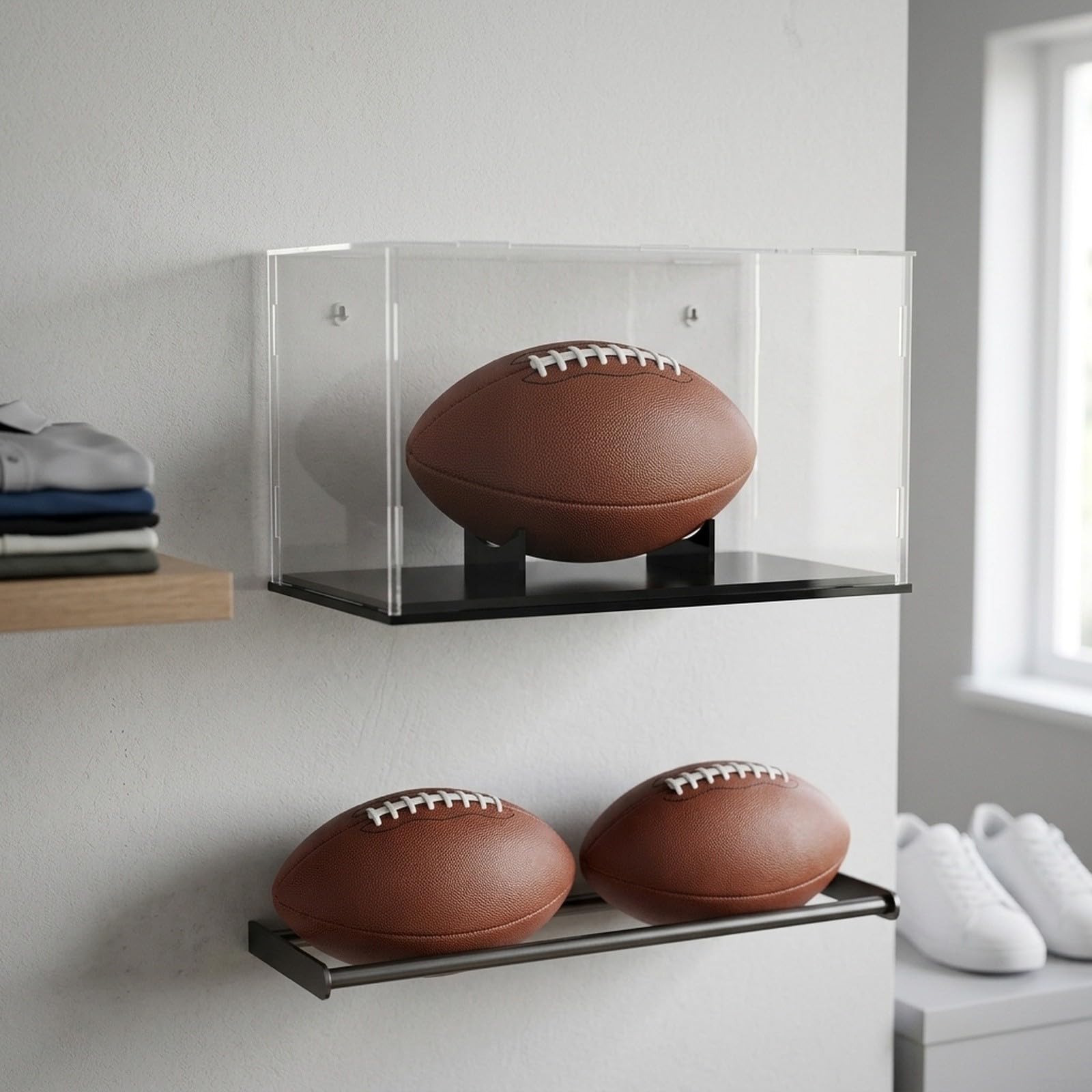 Scatola Espositiva Pallone Calcio Design Staccabile