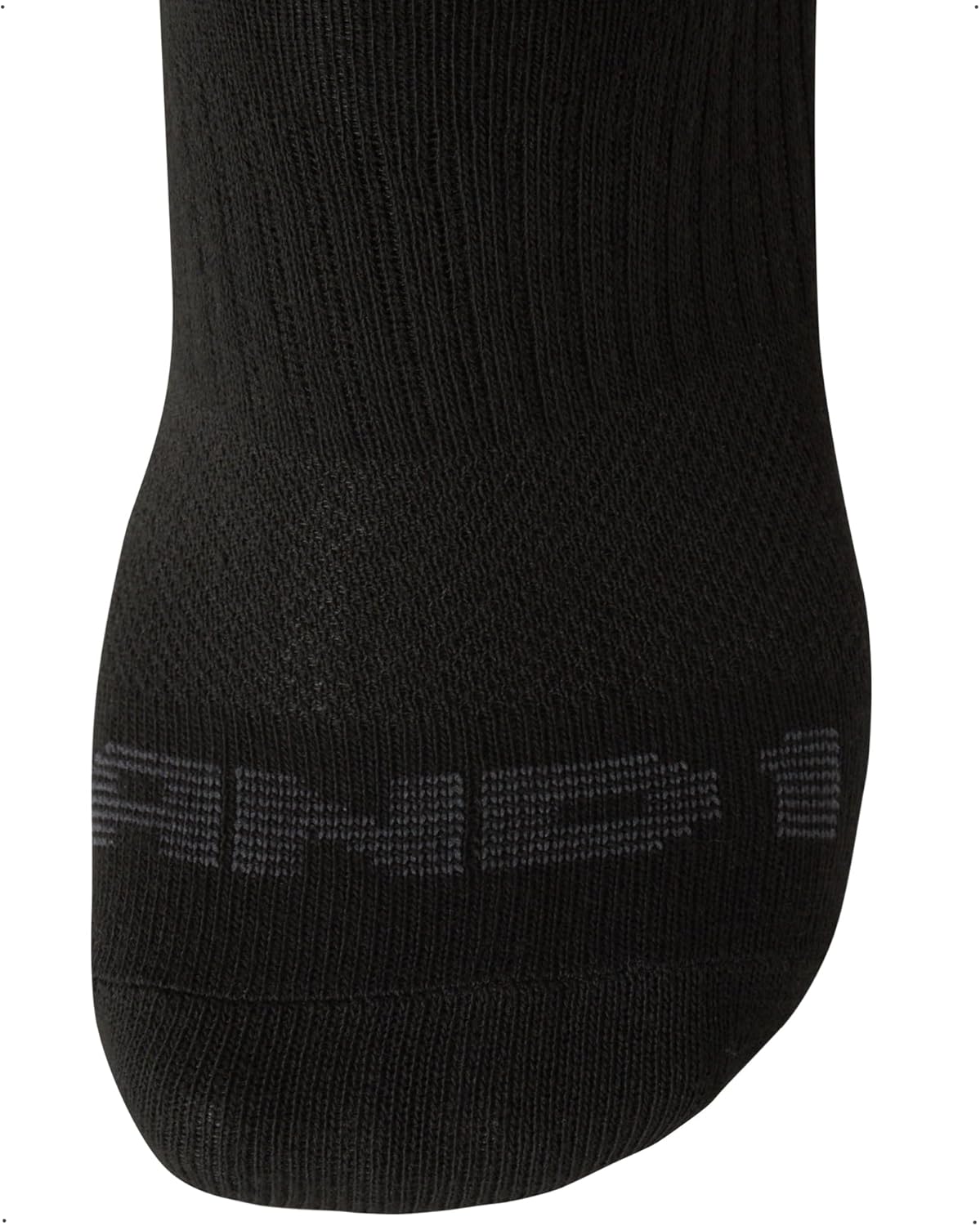 AND1 Mens Crew Socks - 12 Pack Lightweight Athletic Stretch Crew Length Running Socks with Arch Compression (Sizes: 6-12.5) - Image 2