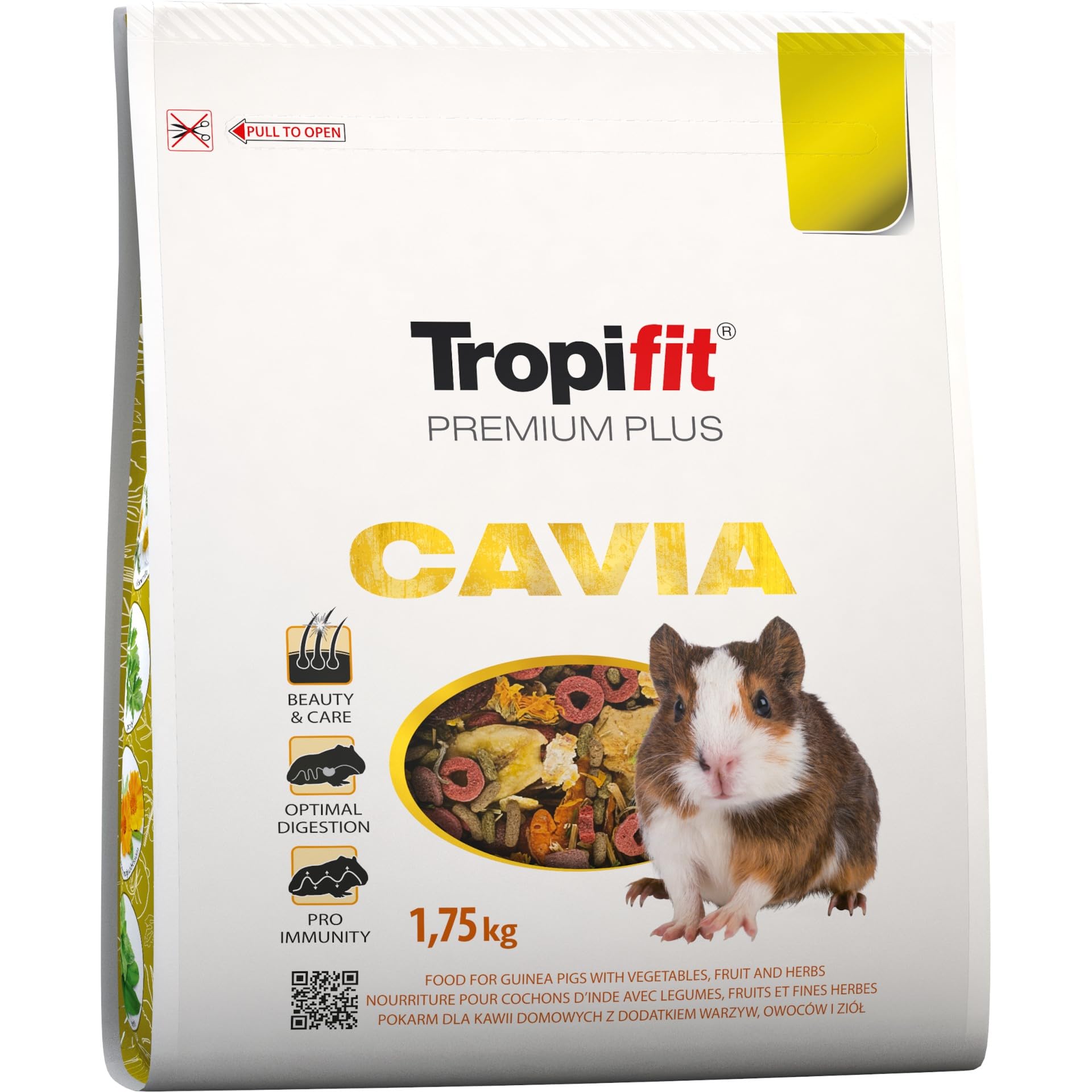 CAVIA TROPIFIT PREMIUM PLUS - Pełnowartościowy pokarm dla świnek morskich 1,75kg