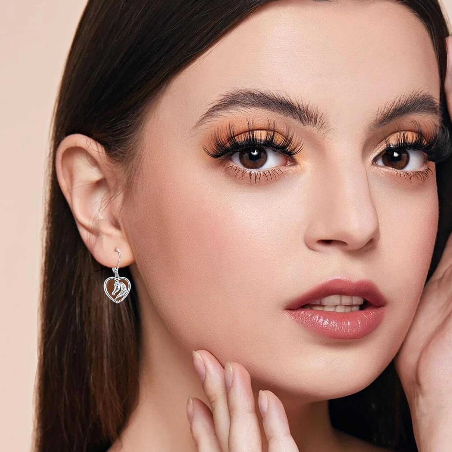 Horse Wooden Earrings 925 Sterling Silver Wooden Dangle Earrings Horse Head Earring Cowgirl Gifts for Women - Image 6