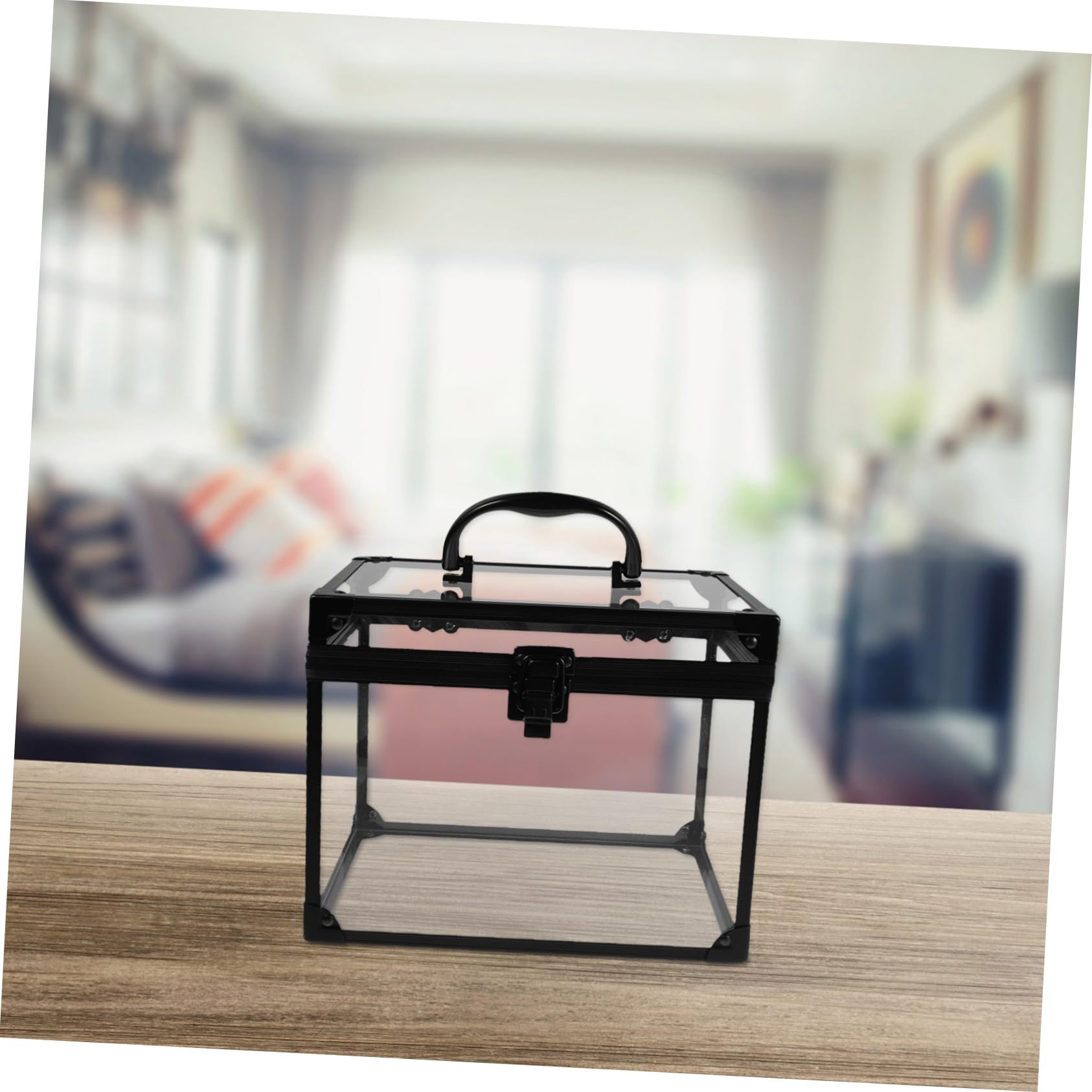 Reise-Make-up-etui Mit Klarem Design Großem Stauraum Für Make-up Und Schmuck Make-up-geldbörse Als Organizer Für Unterwegs Transparenter Kulturbeutel Mit Schloss Für