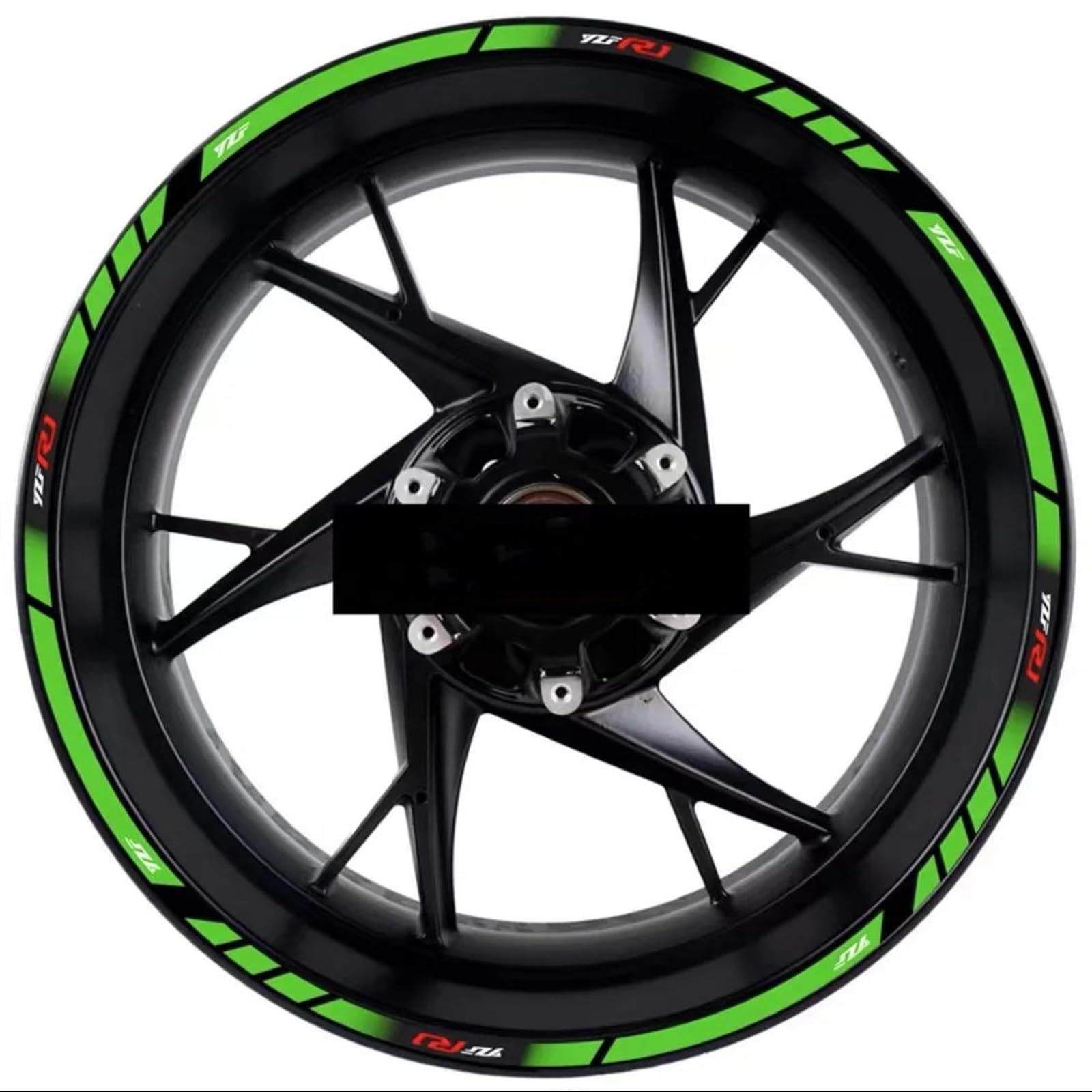 Stickers Motorcycle Accessories Reflective Rim Edge Stripes Wheel Stickers for YZFR1 YZF-R1(Style 13)