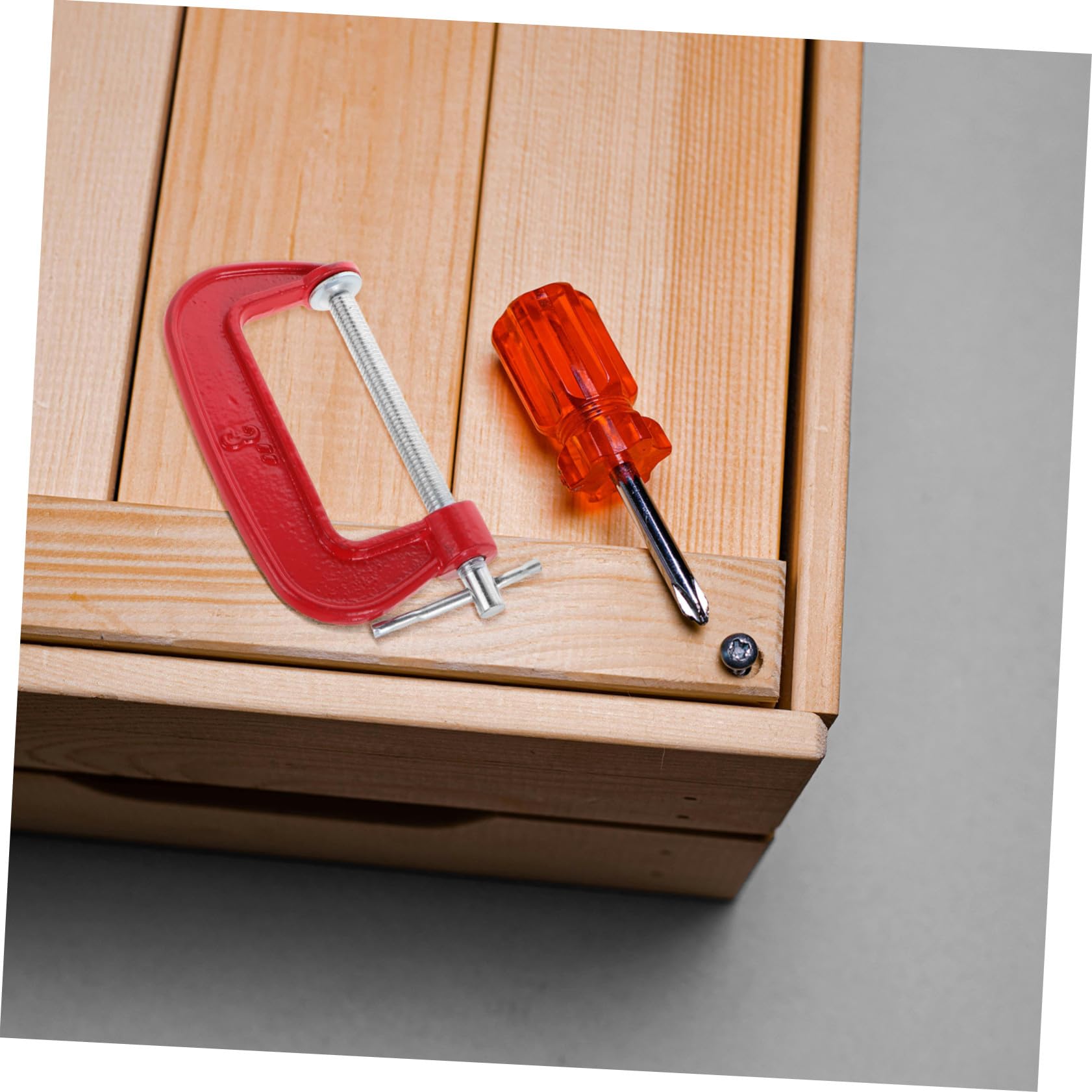 DOITOOL 6pièces Serre-joints C Robustes pour Travail Soudage Construction Charpentier