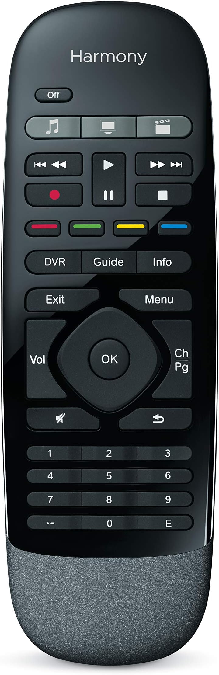 Harmony Smart Control with Smartphone App and Simple All In One Remote - Black