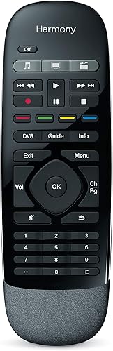 Logitech Harmony, control inteligente con teléfono inteligente Nuevo Negro