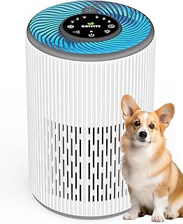 DAYETTE Air Purifier for Home Large Room up to 1300 sq ft, H13 Air Purifiers for Bedroom Pets with Fragrance Sponge, Remove 99.97% Smoke/Pet Dander/Pollen, Quiet 20dB Sleep Mode