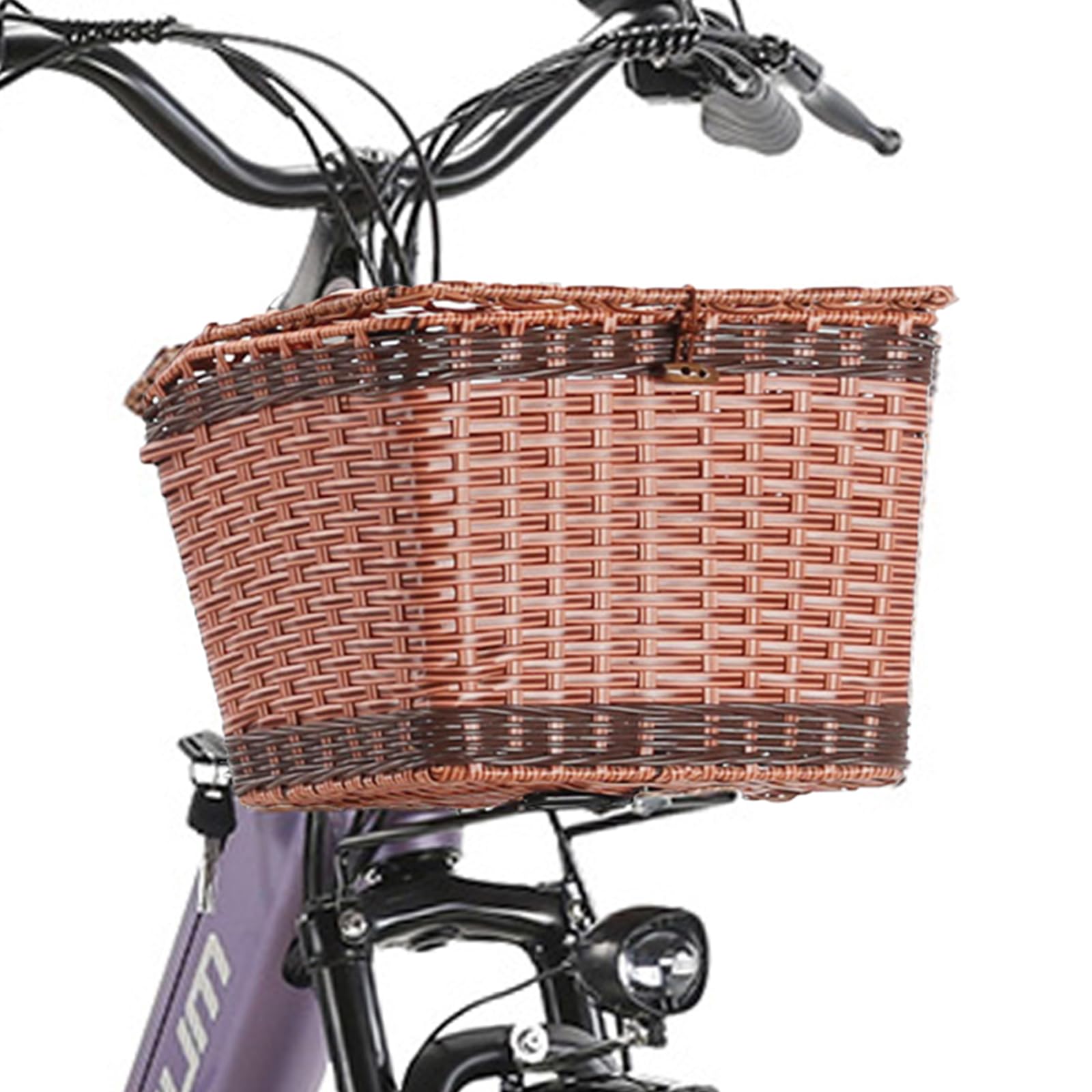 Vélo électrique Ville, 26" Banlieue Ebike pour Femme, 45Nm Pédalage Assisté Electric Bike, Li-Batterie Amovible 48V 10.4Ah, 499Wh Portée 80-100km, avec Panier et Porte-Bagages
