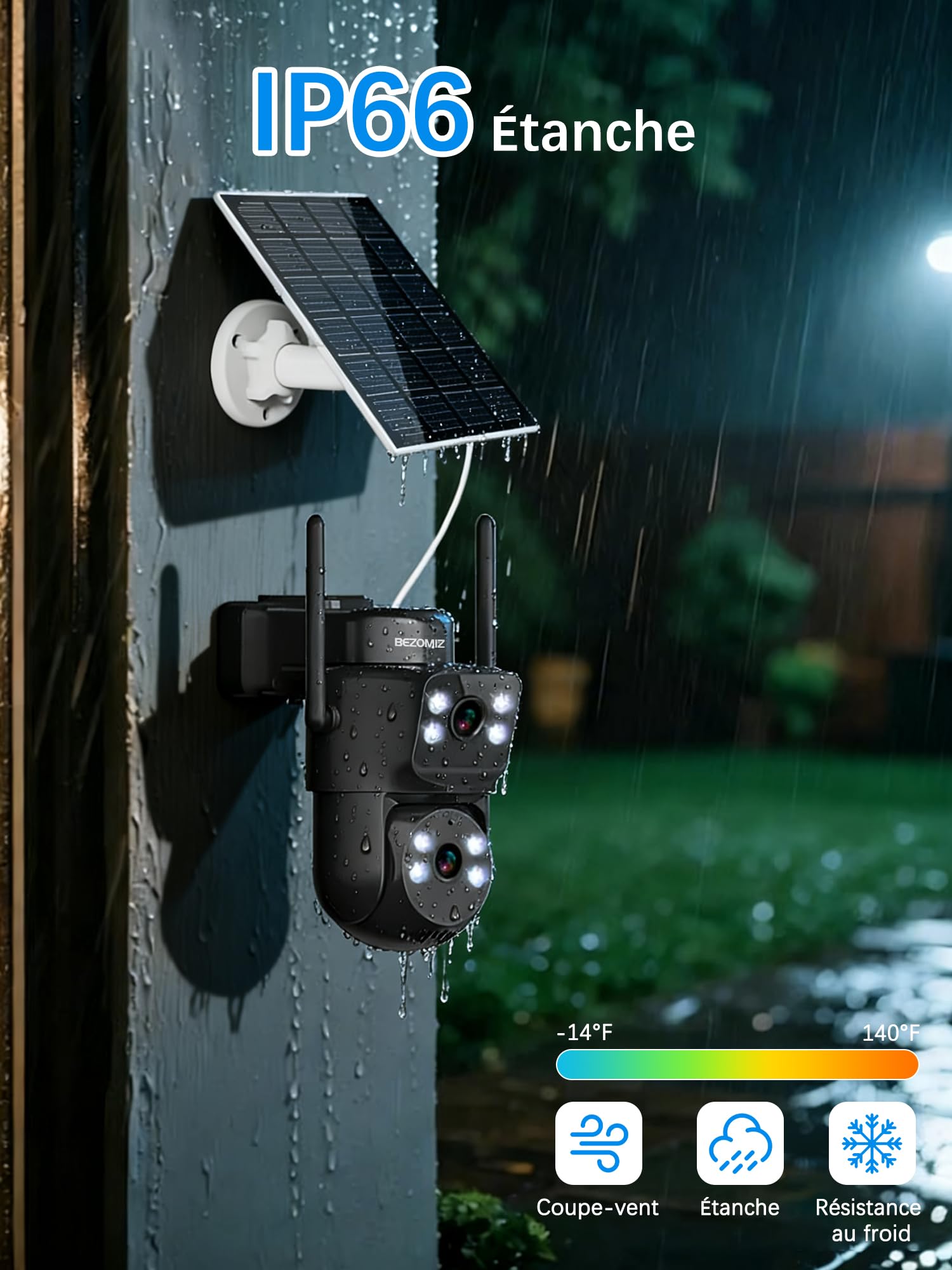 4G LTE Solar-Überwachungskameras mit SIM-Karte, AOV 24/7, mit Doppelobjektiv, 4 K menschliche Erkennung, 360 ° PTZ Außenkamera, automatische Tracking, Nachtsicht, Zwei-Wege-Audio, IP66