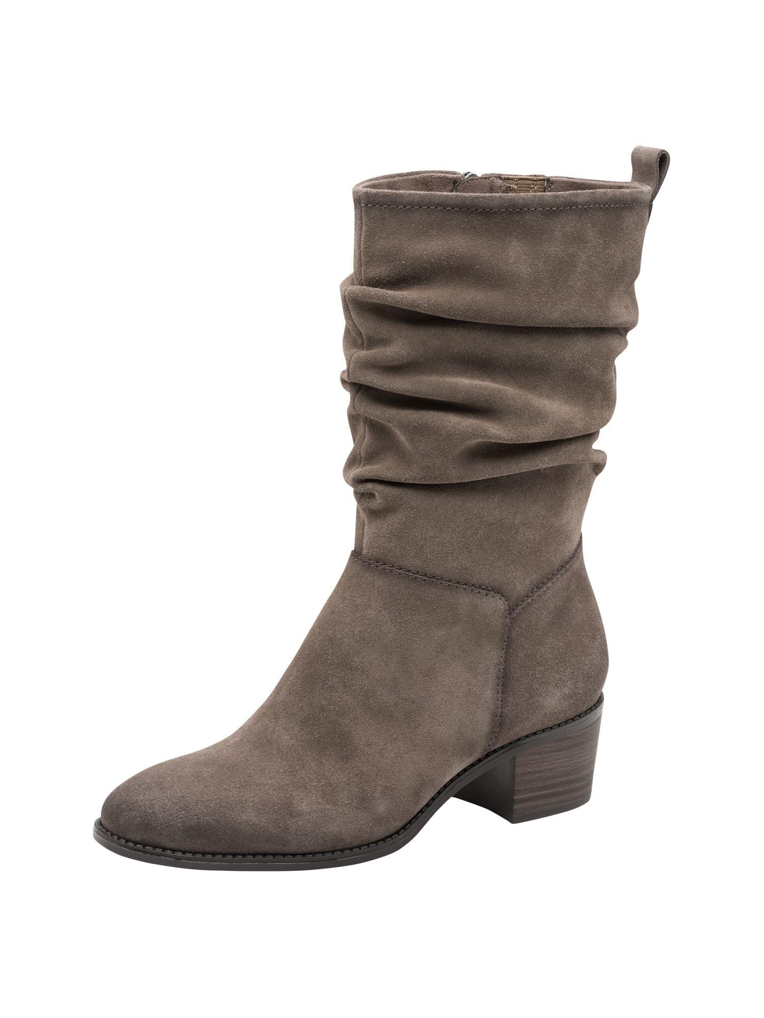 Tamaris Women's Flat Boots, taupe, 37 EU