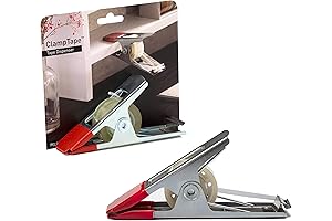 ClampTape Clothespin-Shaped Tape Dispenser | Desk Organizer | Keep Tape in Place