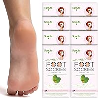 SpaLife Moisturizing Foot Sockies: Tea Tree Oil Foot Masks for Dry Cracked Feet, 8-Pack Intensive Repair & Callus Softening Treatment