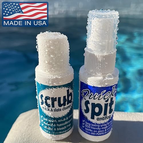 Miniatura 6 de JAWS Just Add Water Solutions - Mandíbulas, máscara exfoliante y limpiador de pizarra para máscaras de buceo y pizarras subacuáticas con paquete