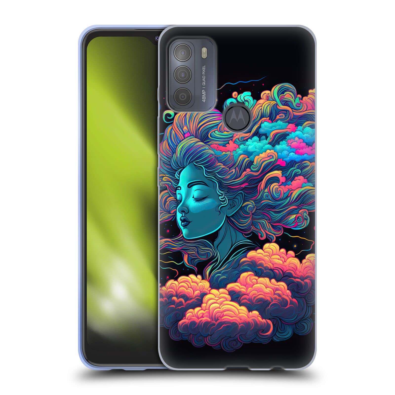 Head Case Designs Officially Licensed Wumples Cloud Goddess Aphrodite Cosmic Arts Soft Gel Case Compatible with Motorola Moto G50