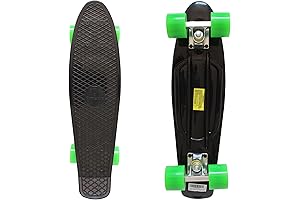 Complete Skateboard for Beginners, 22 Inches Mini Cruiser Retro Penny Board