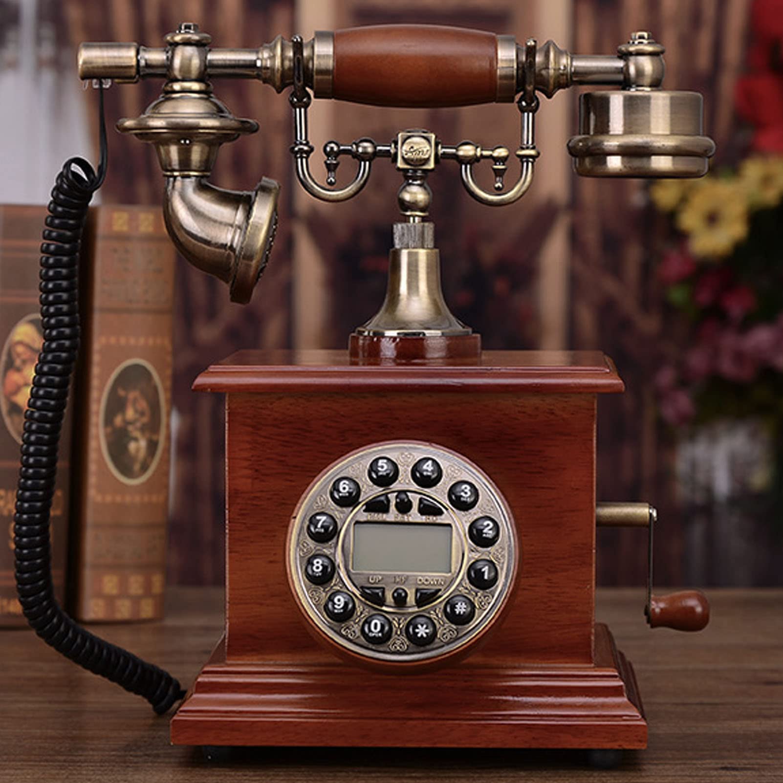 Téléphones anciens avec rétroéclairage pour lisibilité facile