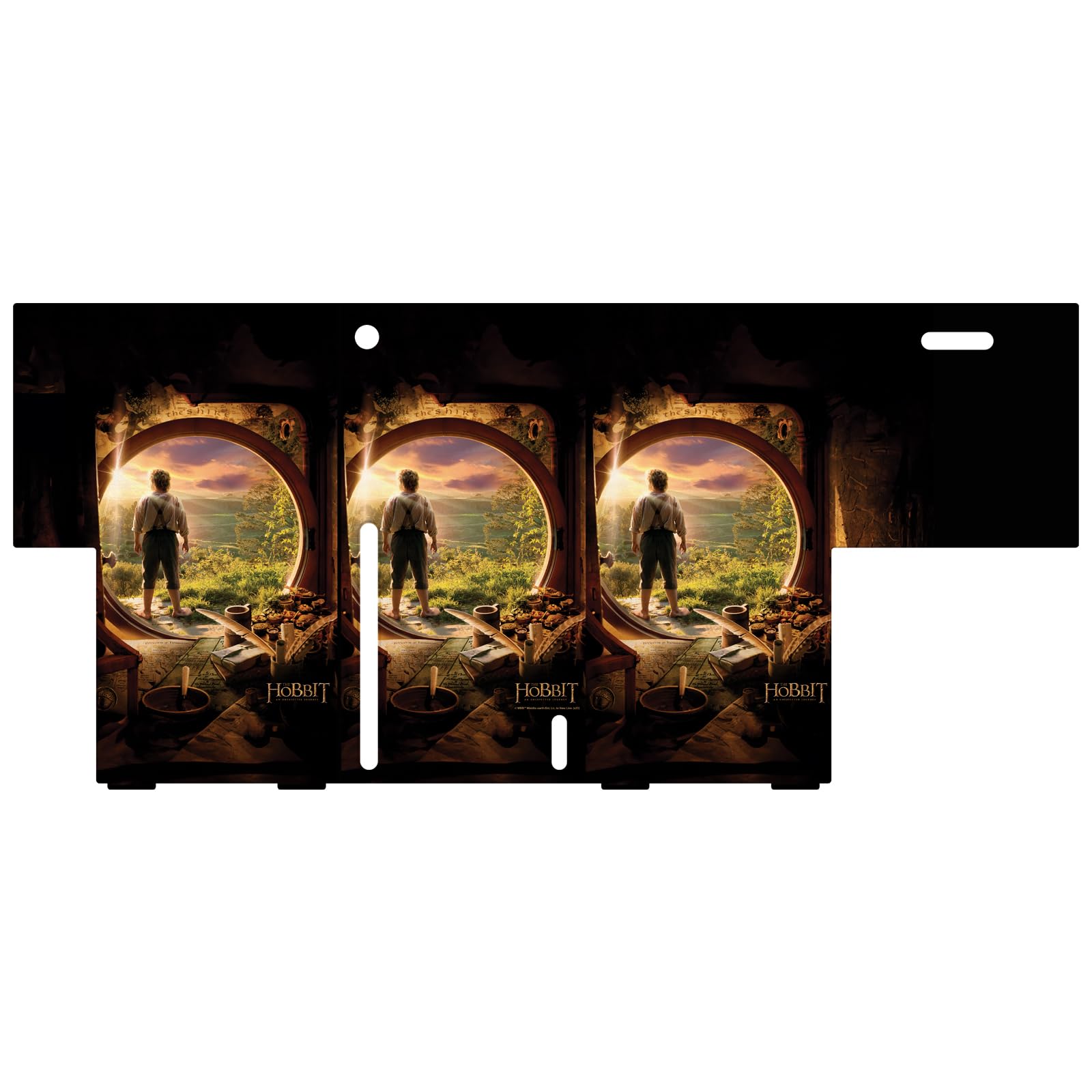 Head Case Designs Offizielle The Hobbit An Unexpected Journey Hobbit in der Tür Schluessel Kunst Spielekonsolen Wickeln kompatibel mit Xbox Series X