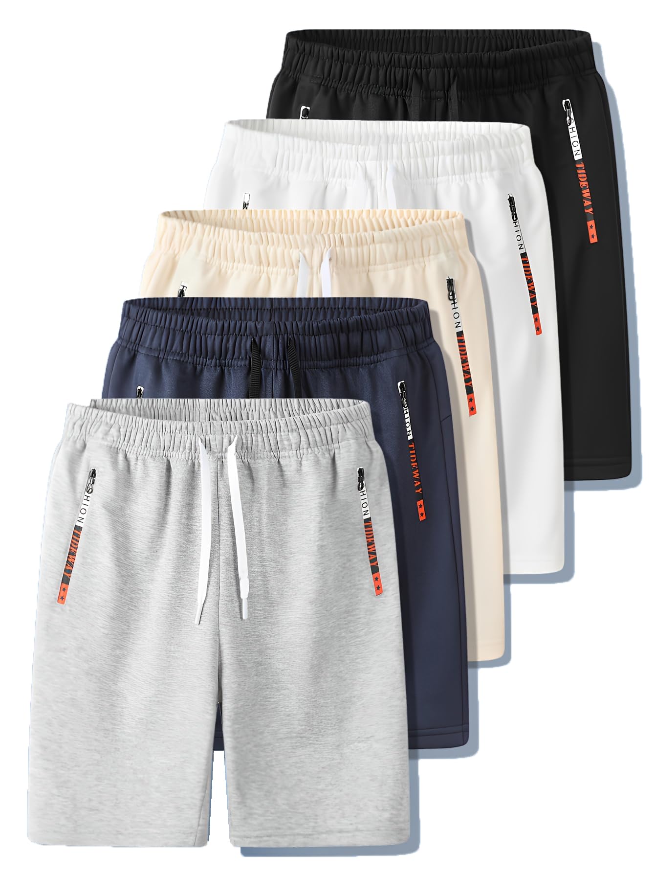 Sport-Shorts für Jungen, Netzstoff, Basketball, Jugendbekleidung, Kinder, Sport, aktive Ausrüstung mit Taschen, 5 Stück