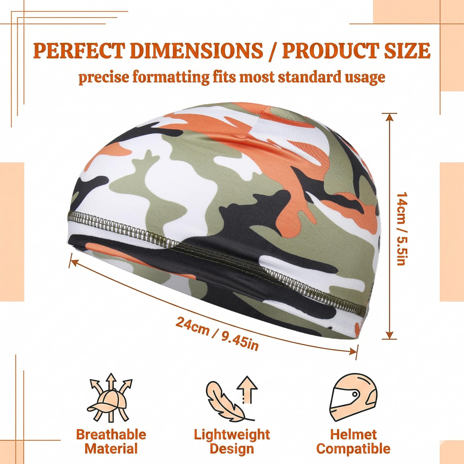 3x Gorro de Ciclismo, Gorro Bajo Casco Ciclismo Hombre Bandana Gorro de Ciclismo Protección UV Sotocasco Bici Verano Gorro para Casco de Bicicleta para Mujeres Hombres Actividades al Aire Libre