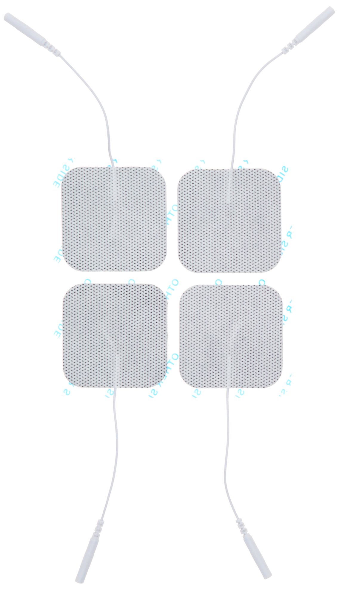 Metron Self Adhesive Electrodes 5 x 5 cm, Gentle on the Skin, Deliver Uniform Current Distribution, Pack of 4 (Eligible for VAT relief in the UK)