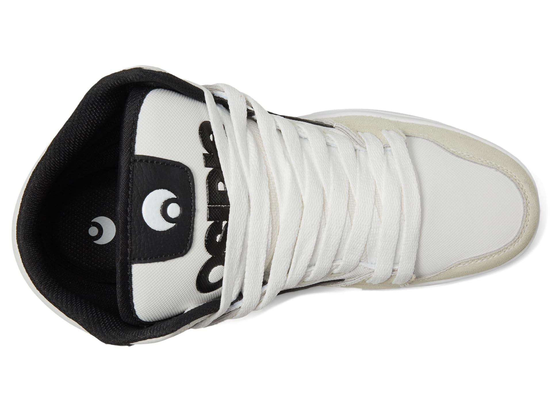 Osiris Men's Clone Skate Shoe, White/Black/White, 9