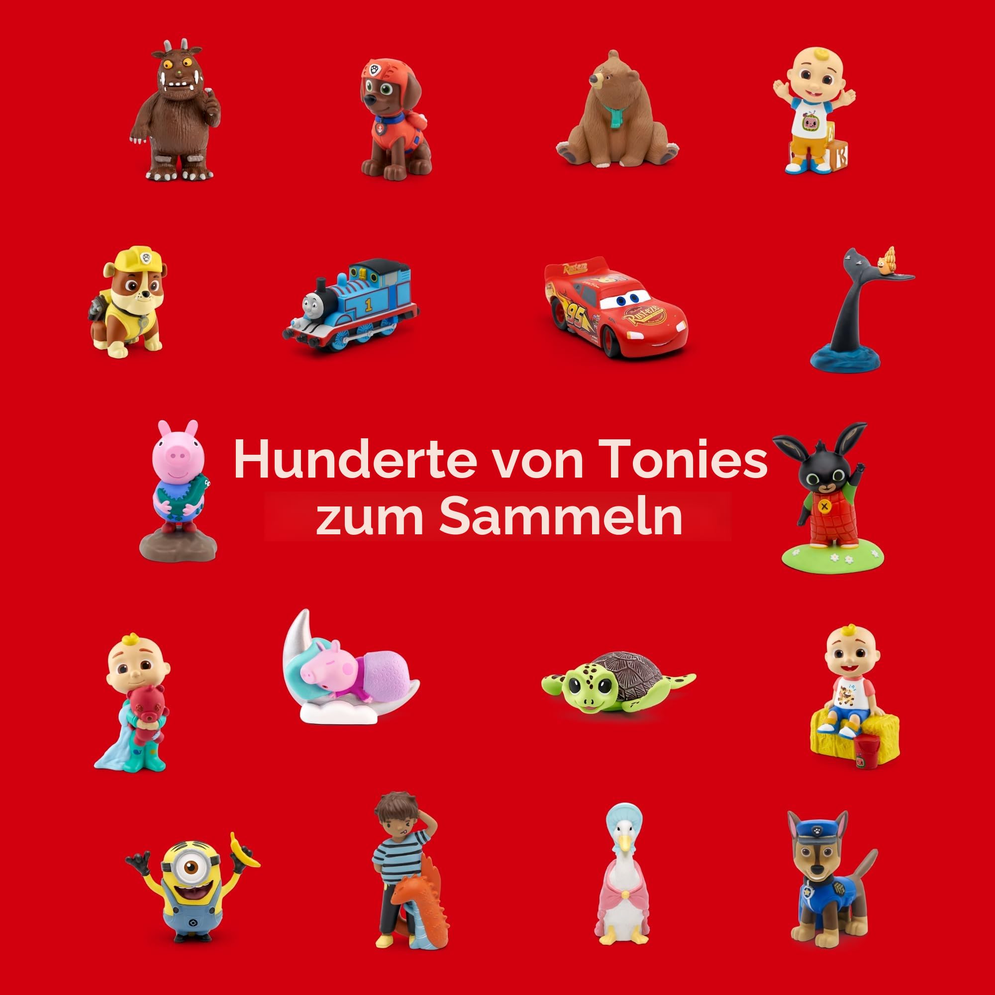 tonies Paw Patrol New Wave Character Bundle Rex, Zuma & Rocky, Audio Story und Songs für Kinder zur Verwendung mit Toniebox Music Player (separat erhältlich)