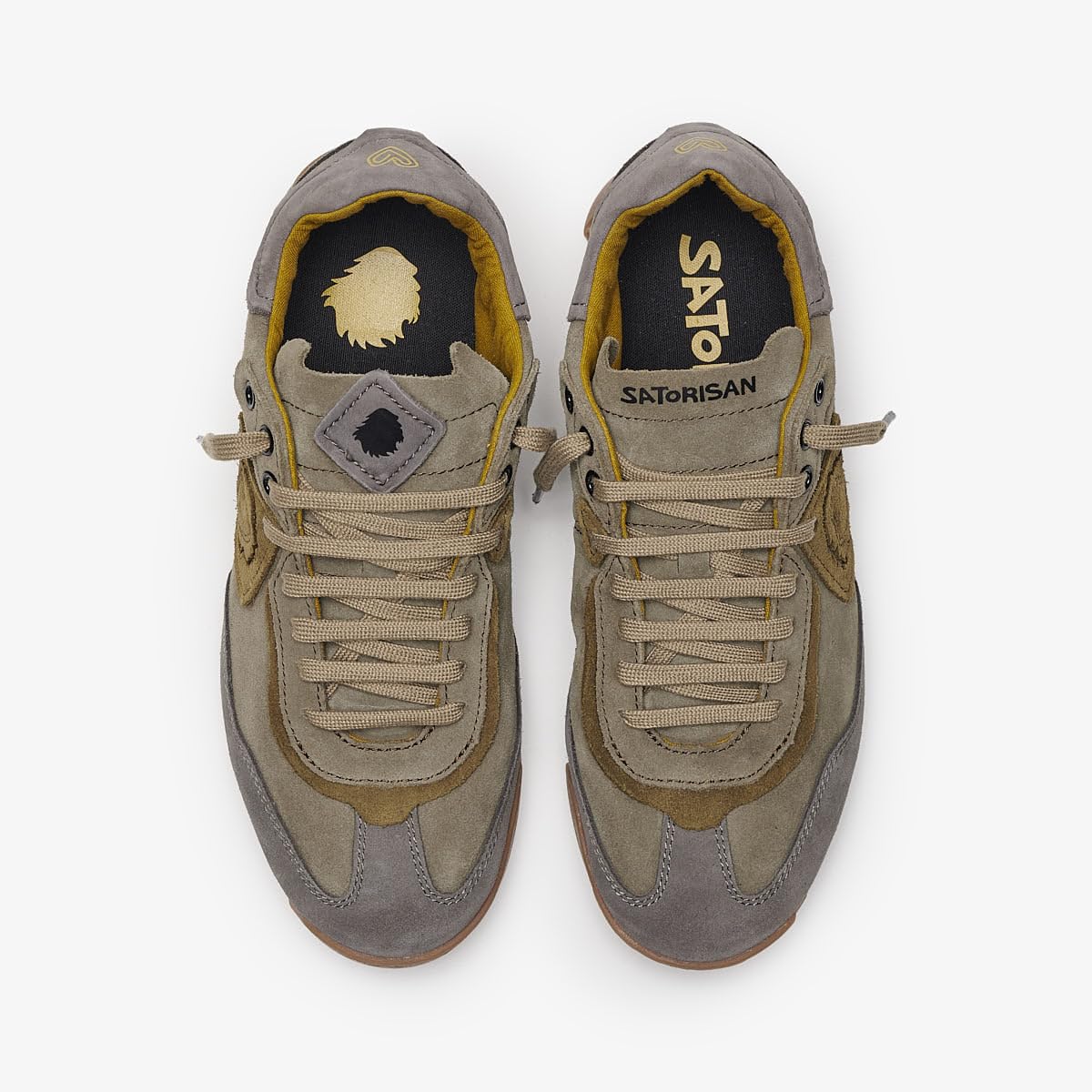 Satorisan - Ensō Suede - Casual Sneaker Herren und Damen - Vintage Leder Sportschuhe - Bequem, Nachhaltig und Dauerhaft