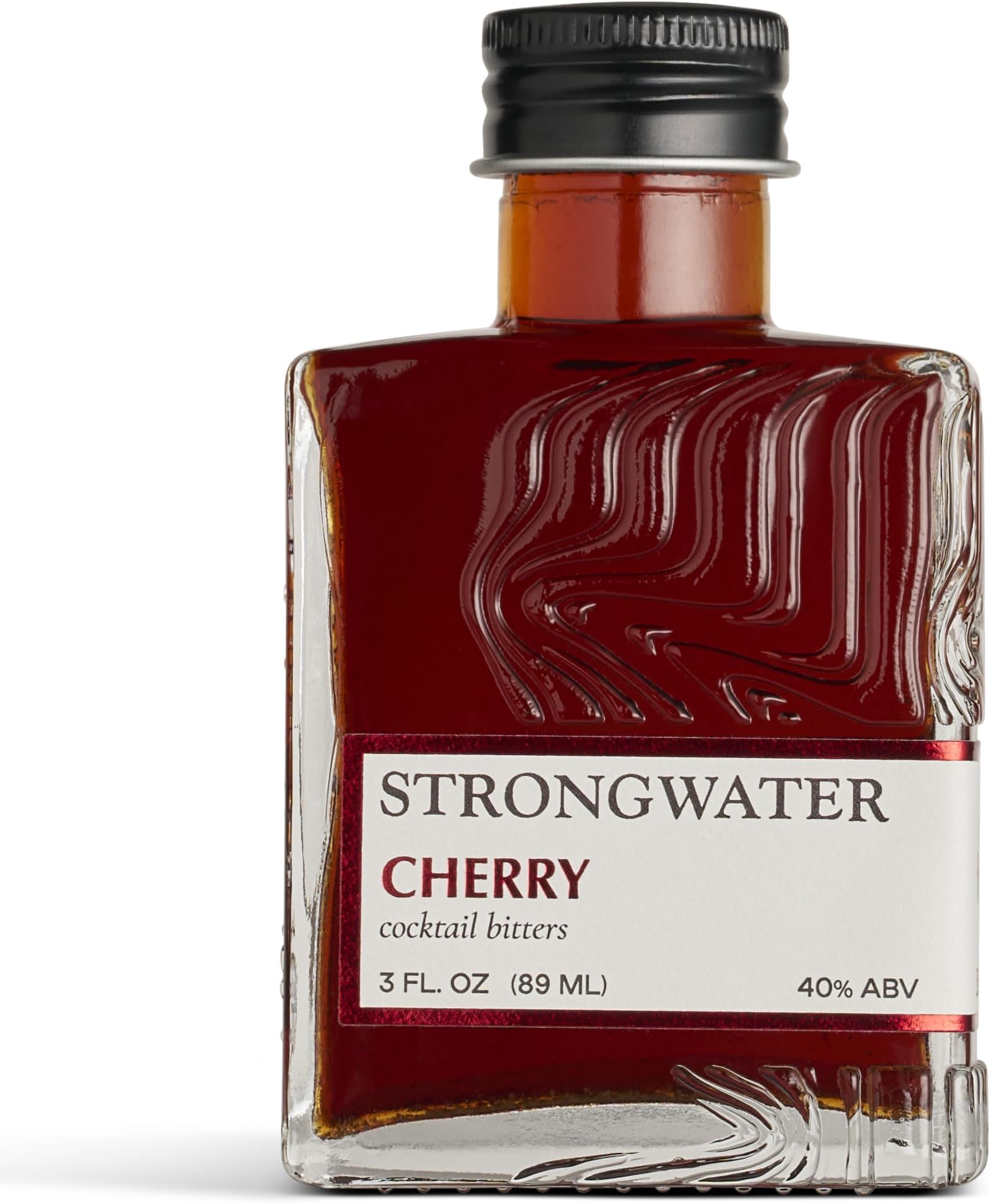 Cherry Bitters (40 Servings) - Cherry Bitters Made with Organic Tart & Bing Cherries - Spiced with Cinnamon - 3oz, 1 Pack