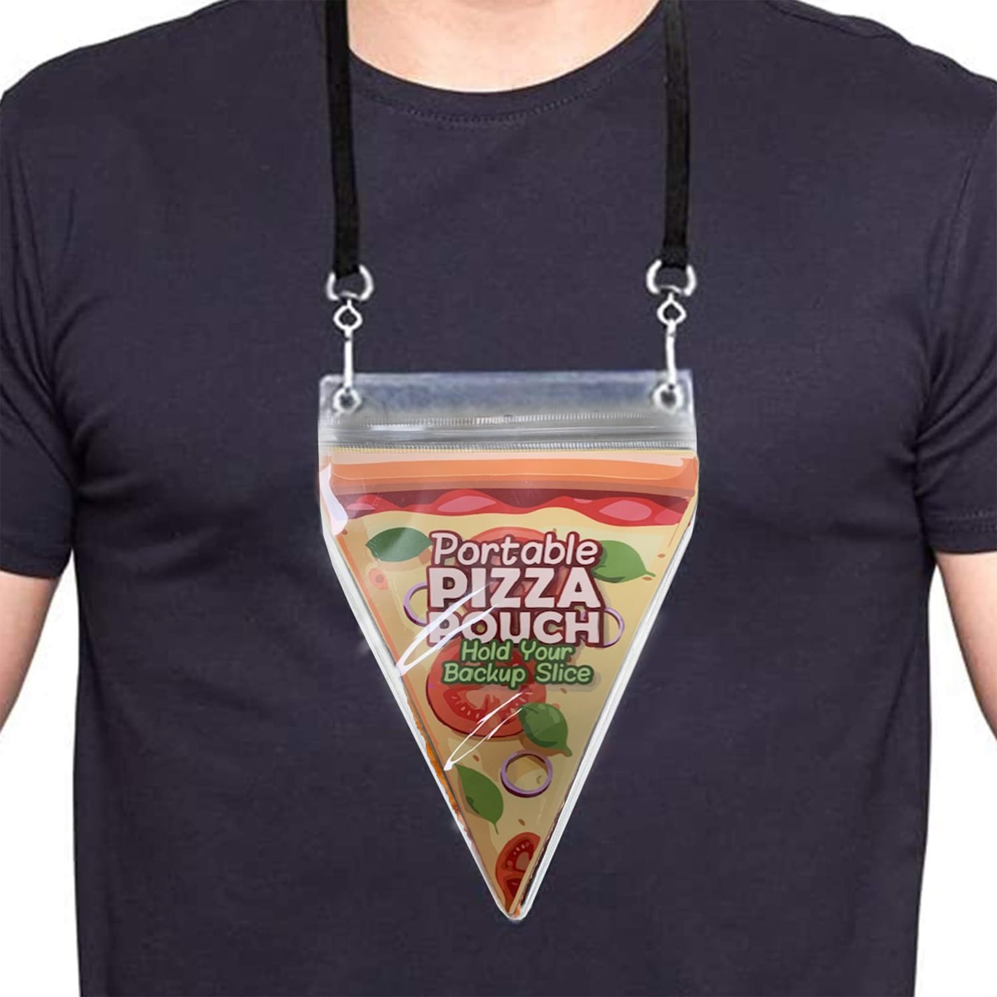 Portable Pizza Pouch - Great Gag Gift, Stocking Stuffer, Or For The Pizza Lover!
