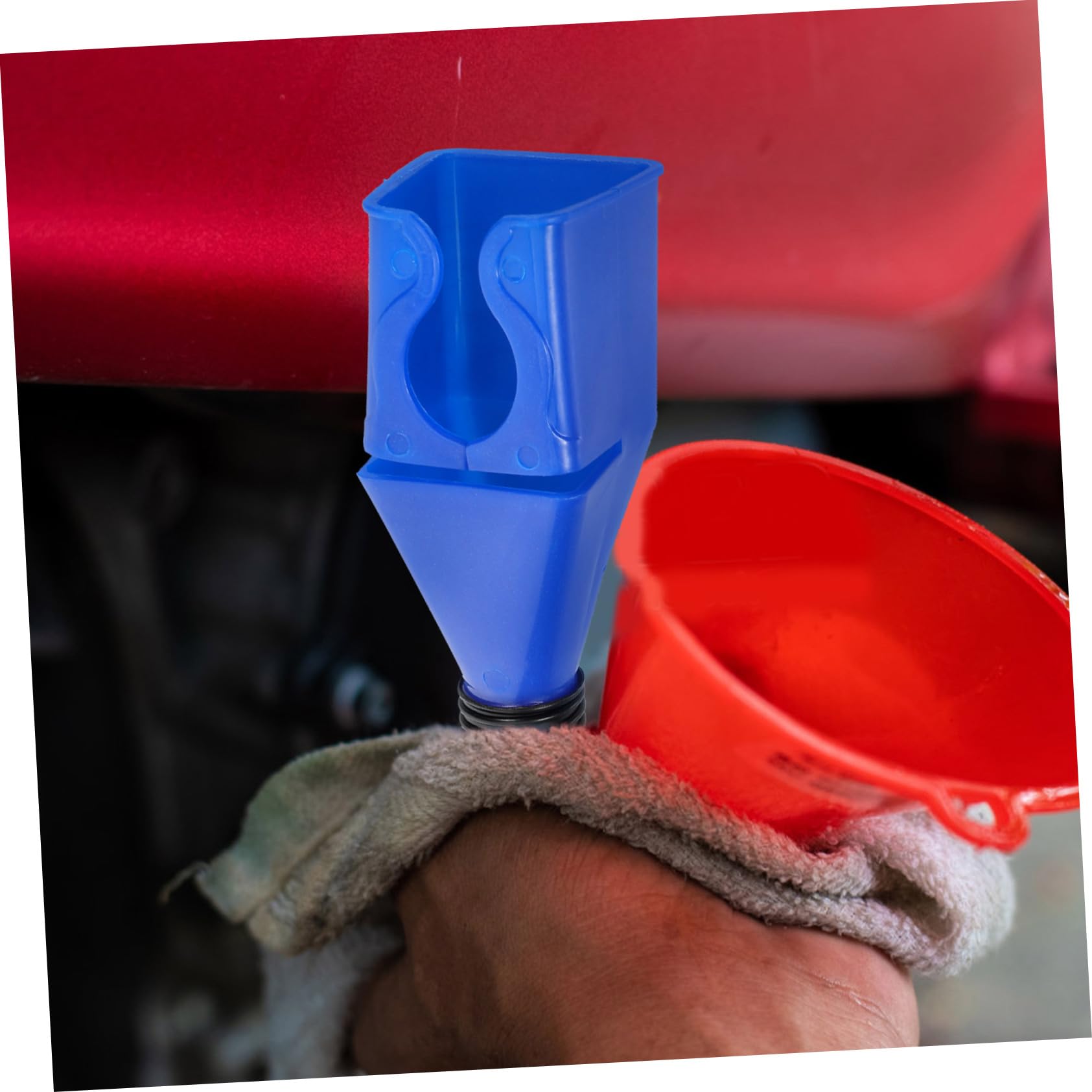 ULTECHNOVO 40pezzi Imbuto Per Con Tubo Flessibile Imbuto Per Cambio Auto e Riempimento Rapido Senza Perdite Design Pratico e Compatto Per Facile Stoccaggio