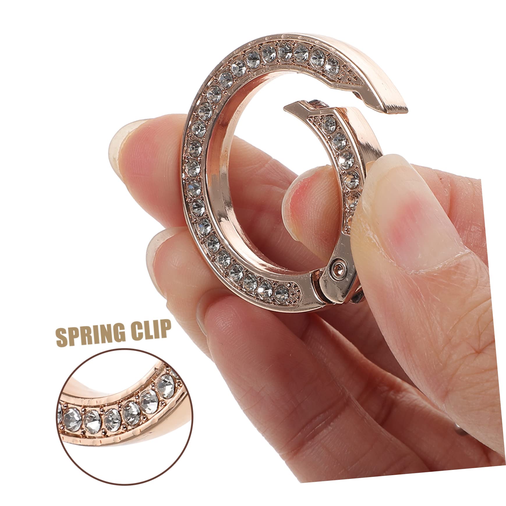 EXCEART 30piezas Conectores De Metal Para Bolsos Anillos Metálicos Reutilizables Para Accesorios De Sastre y Hebillas De Aleación Para Correas De Bolsos y Llaveros