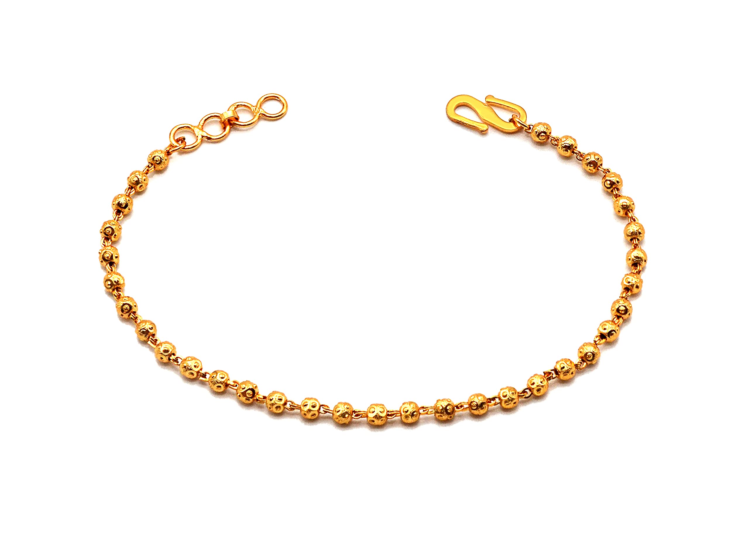 JHB Gold Plated Attractive Fashion Jewellery Beads Bracelets for Womens and Girls (B084DM3WQ2) Amazon Price History, Amazon Price Tracker