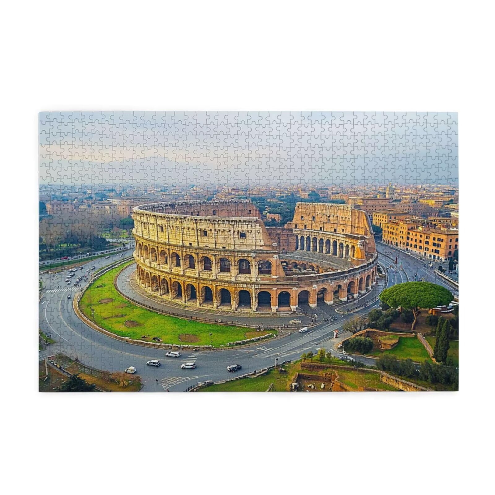 Puzzle Roma Puzzle 5000 Pezzi Paesaggio - Adatto ad Adulti e Principianti - Giochi Divertenti/Sfidanti/Impossible - Hobby Creativi per Adulti Attività Artigianali - Regali per Uomini/Donne 2T-729