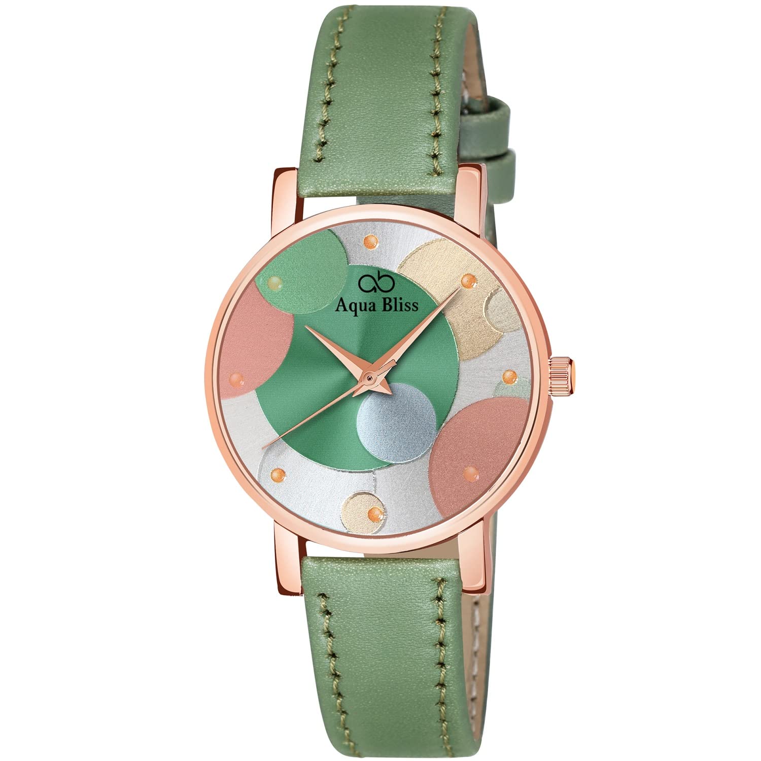 AQUA BLISS -58 Leather Analog Womens Watch (Green) (B0C172T5V3) Amazon Price History, Amazon Price Tracker