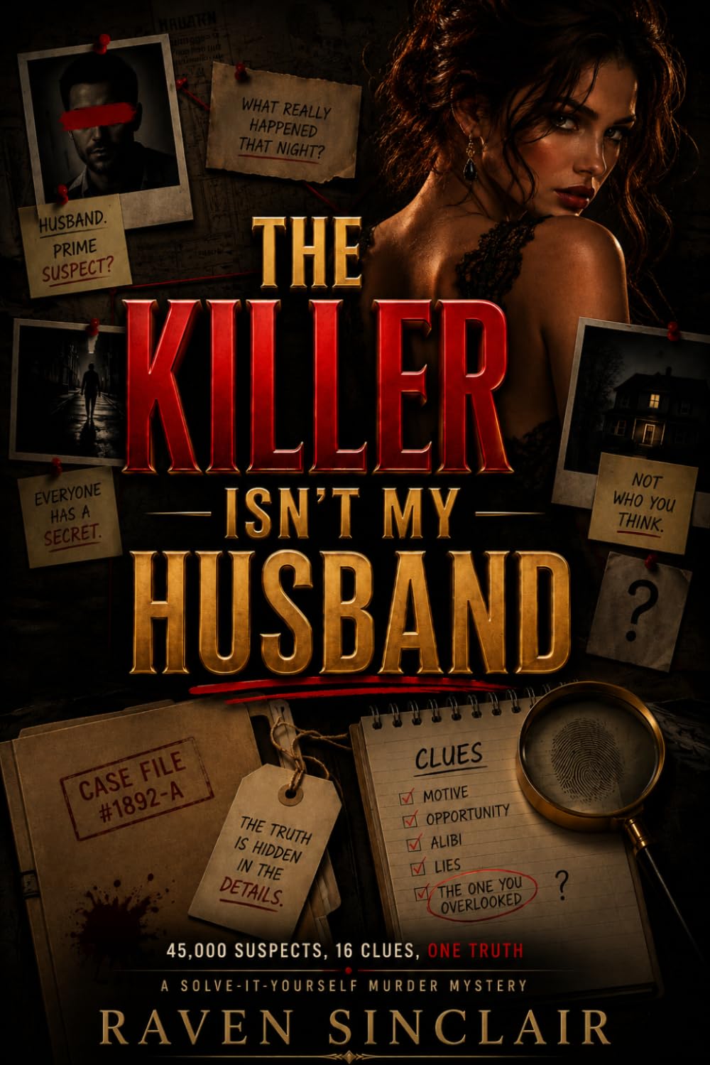 The Killer Isn't My Husband: 45,000 Suspects, 16 Clues, One Truth | A Solve-It- Yourself Murder Mystery