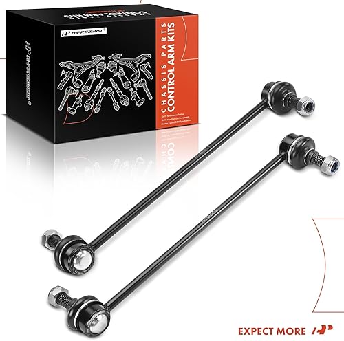 Miniatura 8 de A-Premium 2 eslabones de barra estabilizadora delantera, compatibles con Hyundai Elantra Coupe, Elantra GT, Accent, Tucson, Veloster, Kia Soul, Soul