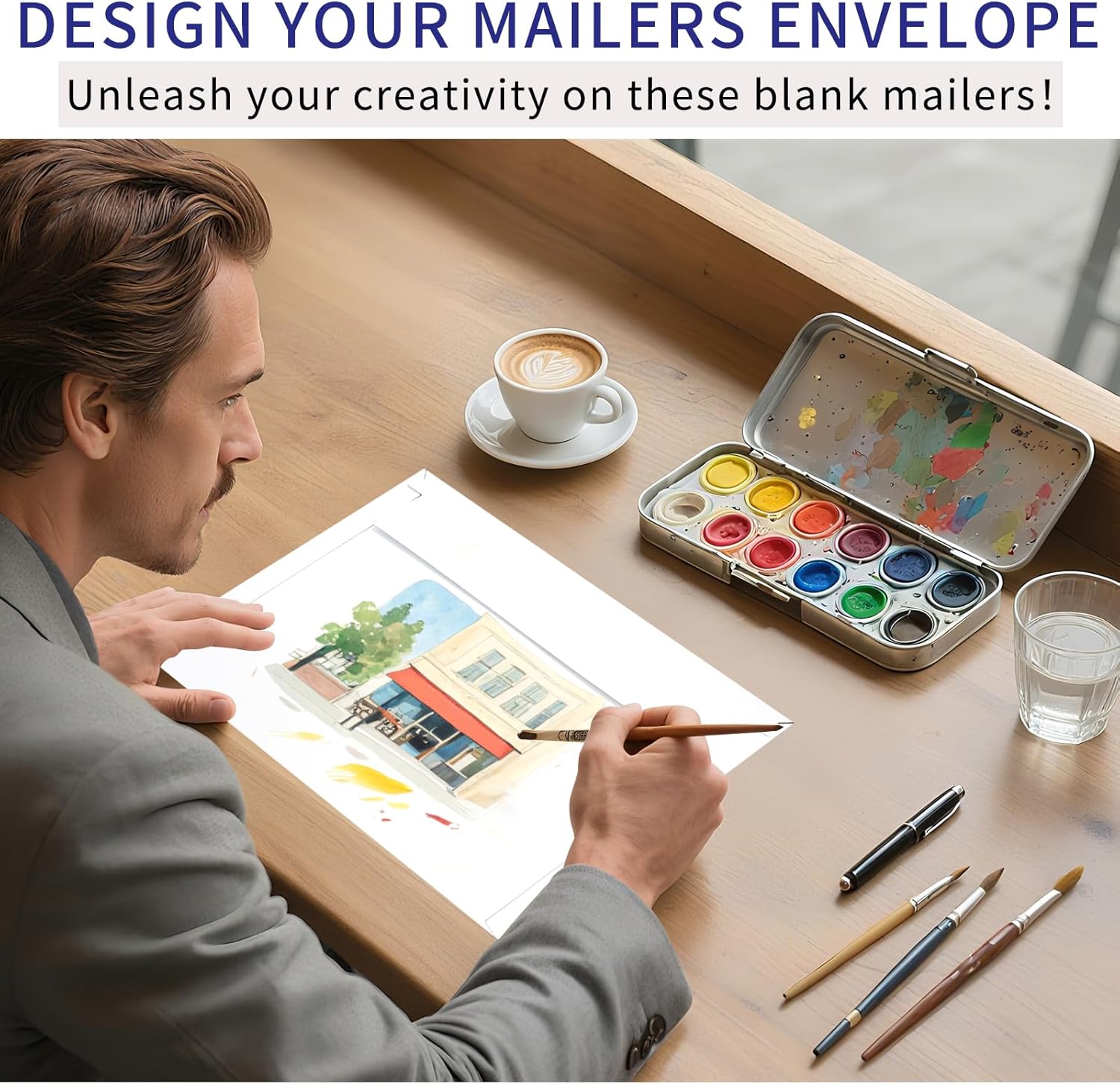 Cheardia 120 Pack Photo Document Mailers with Self Adhesive Seal, 13 x 9.25 Inch Rigid Mailers Stay Flat Cardboard Envelope with Label for CD, Photos, White - Image 6