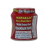 Pure Sandalwood(Chandan Tikka) Paste- 40 GMS MahrajaRaja Astgandha Cool & Scented Chandan Paste and Roli Sree with Extra Cool Chandan Paste for Tilak & Pooja (Roli)
