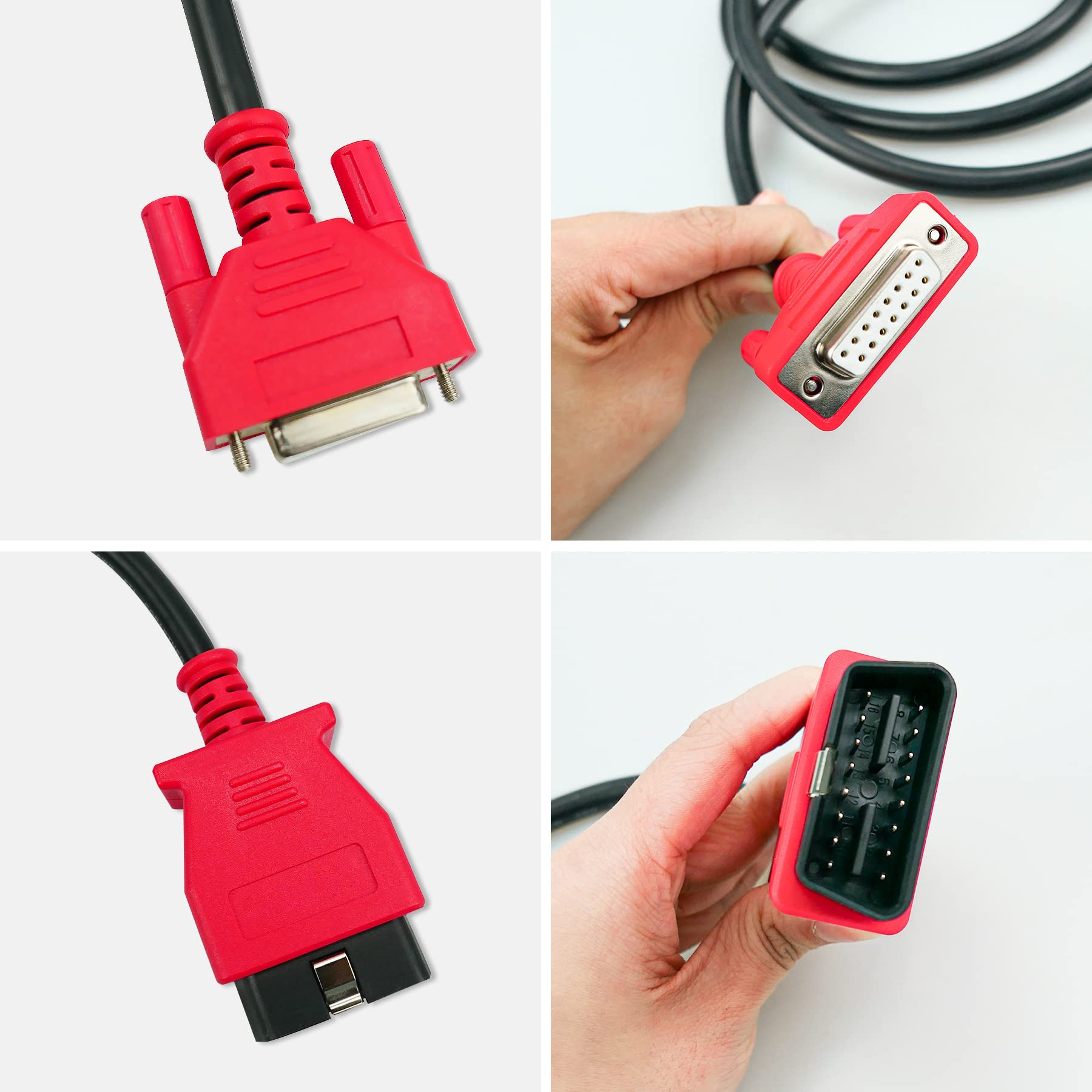 AUGREX 16-Pin Main Test Cable For Autel MaxiSys MS906 MS905 MS908 DS808 - OBD2 Diagnostic Cable With Metal Shrapnel - View #11