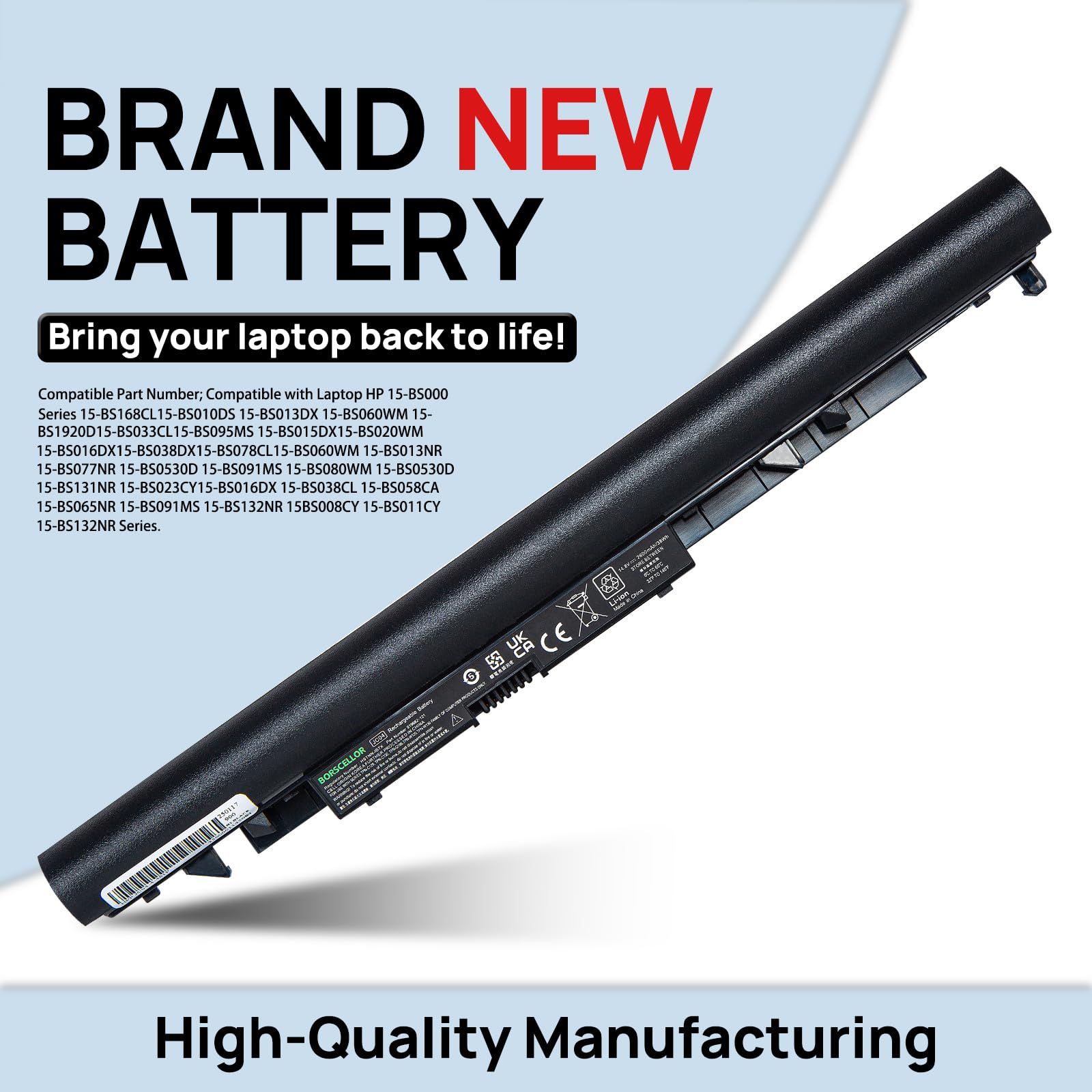 JC04 919701-850 919700-850 Batteria di Ricambio JC03 per HP Pavilion Laptop 250 G6 919682-831 919681-221 919682-121 919682-421 per HP 15-BS015DX 15-BS000 15-BS070WM