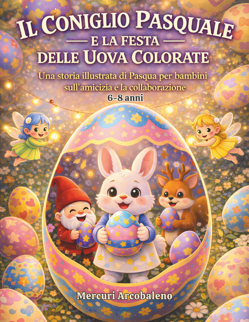 Il Coniglio Pasquale e la Festa delle Uova Colorate: Una storia illustrata di Pasqua per bambini sull’amicizia e la collaborazione
