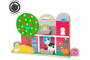 Melissa & Doug Go Tots Wooden Barnyard Tumble
