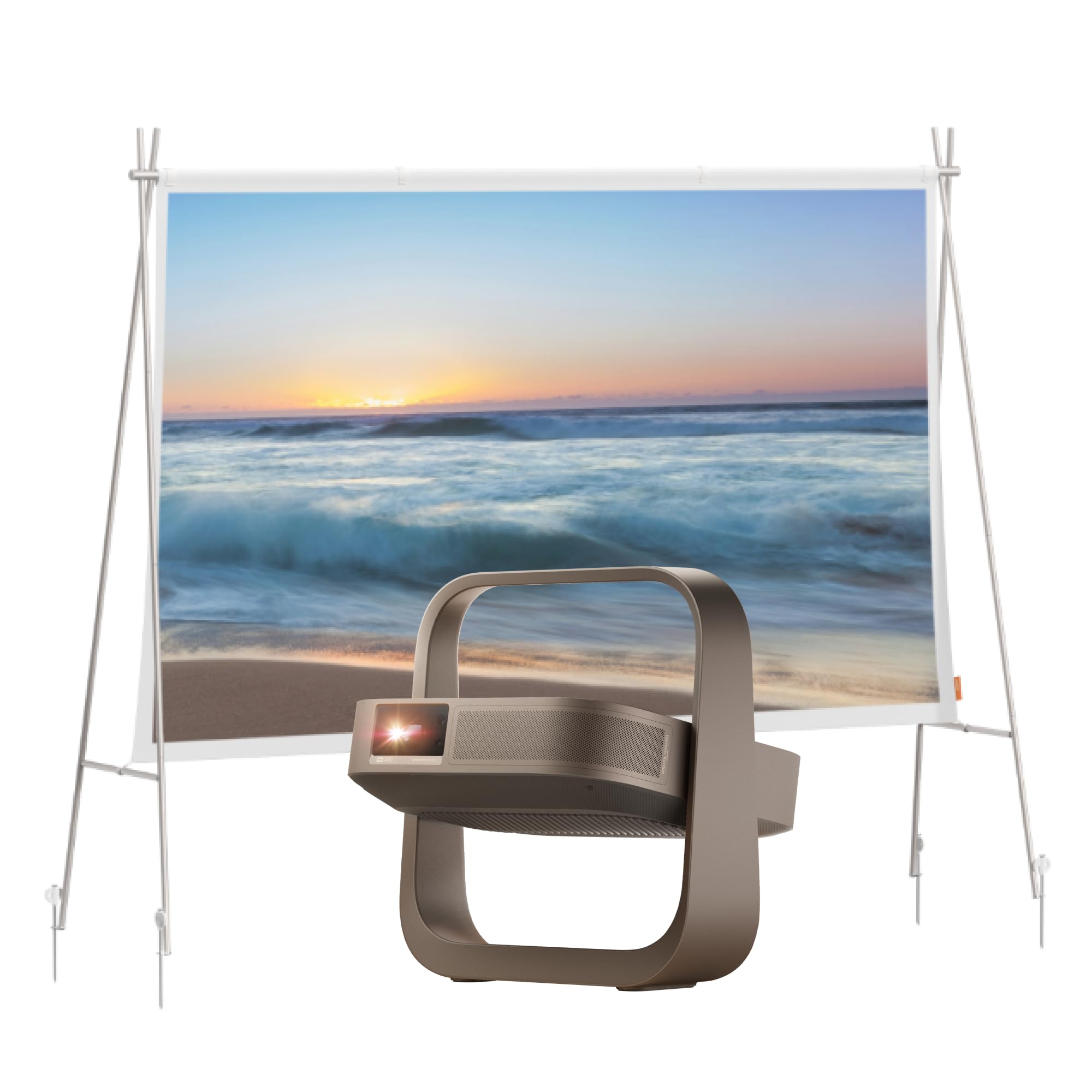 XGIMI Elfin Flip 4K Proyector Portátil + Pantalla Exterior 70" Cine en Casa