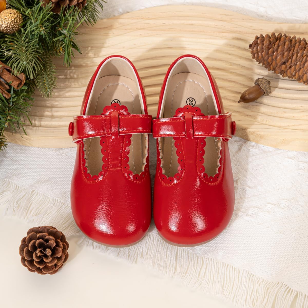 Mary Jane Little Girls Dress Shoes Toddler Baby Ballet Flats Flower Girls Wedding Party Bow Princess Kid Shoes - Image 5