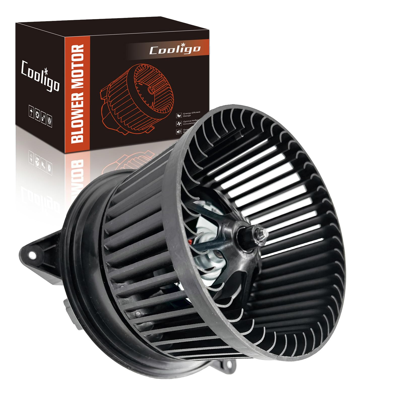 AC Heater Blower Motor with Fan 700105 Fit for Ford Transit Connect 2010-2013, Focus 2000-2007, Replaces for YS4Z19805AB